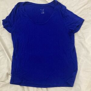 A New Day Women’s Blue Blouse.  Large.  Slightly Worn.